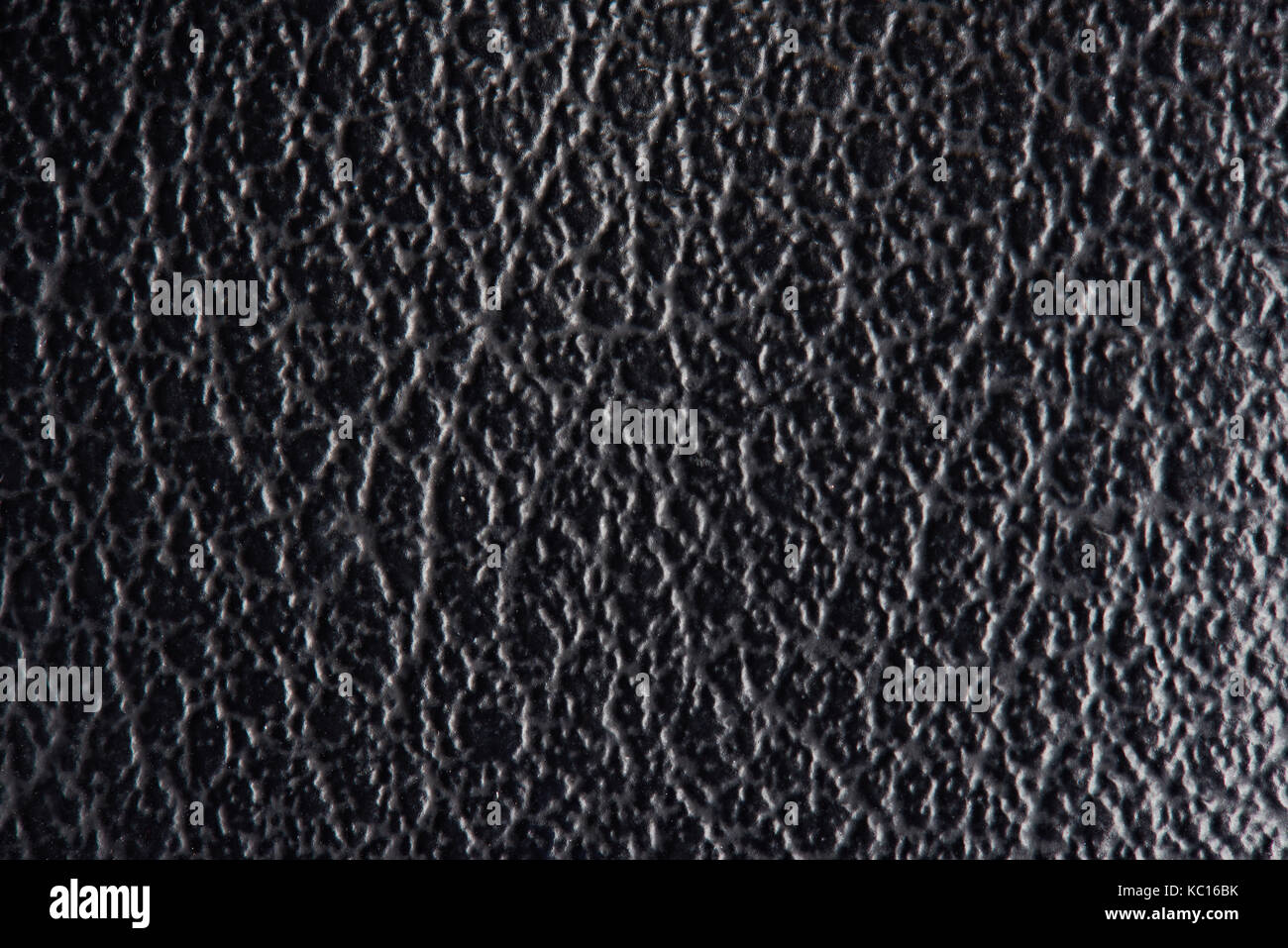 La texture de cuir noir close-up motif peau sombre des animaux. Banque D'Images