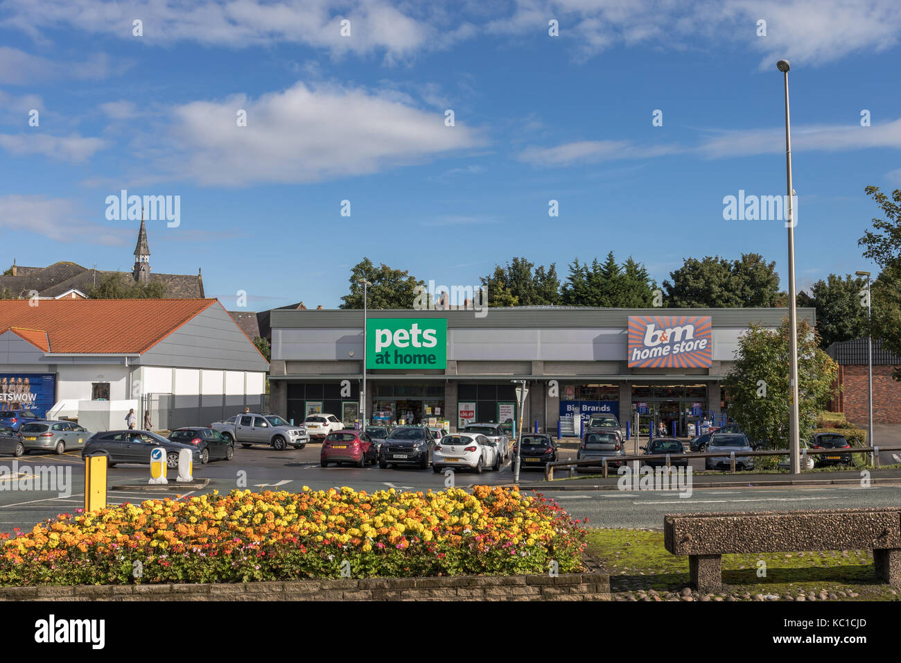 Façon chester retail park, Northwich, Cheshire, Royaume-Uni Banque D'Images