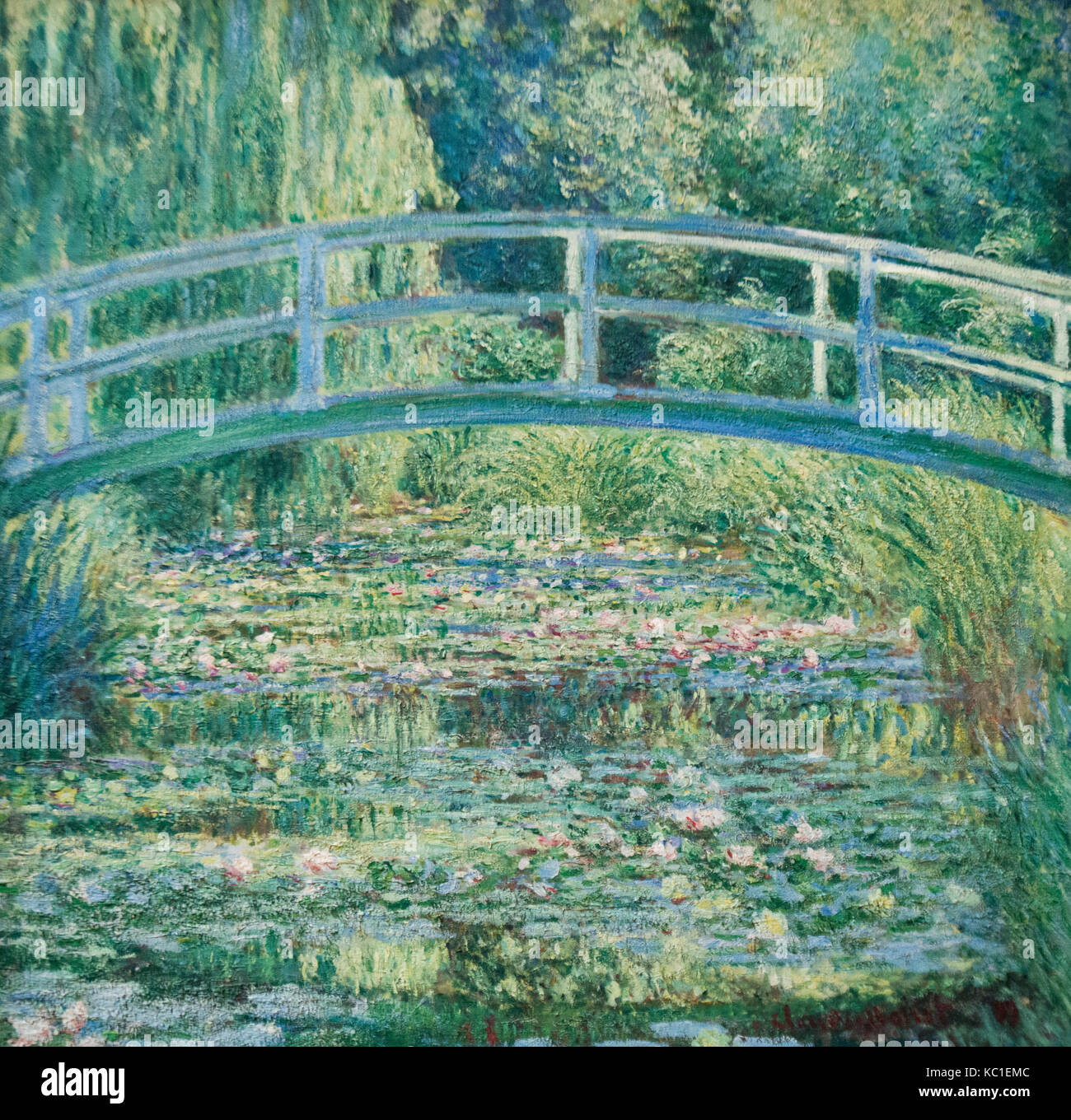 Claude Monet : Le Bassin aux nymphéas (1899) Banque D'Images