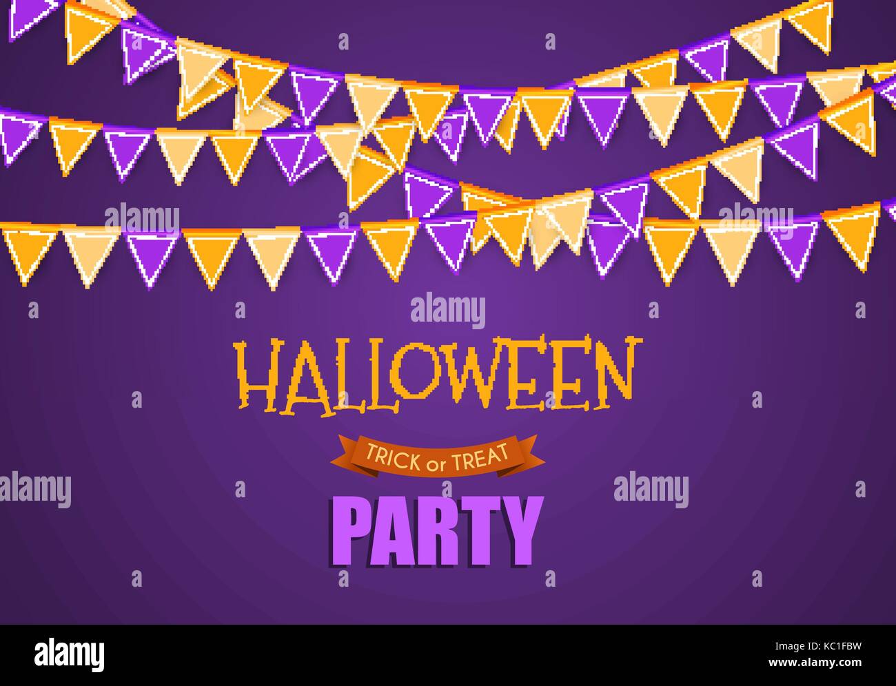 Halloween party arrière-plan modèle. vector illustration eps10 Illustration de Vecteur