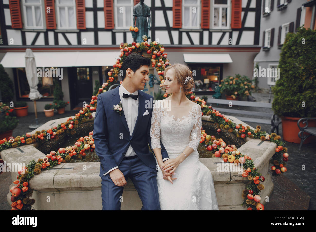 mariée et le marié Banque D'Images