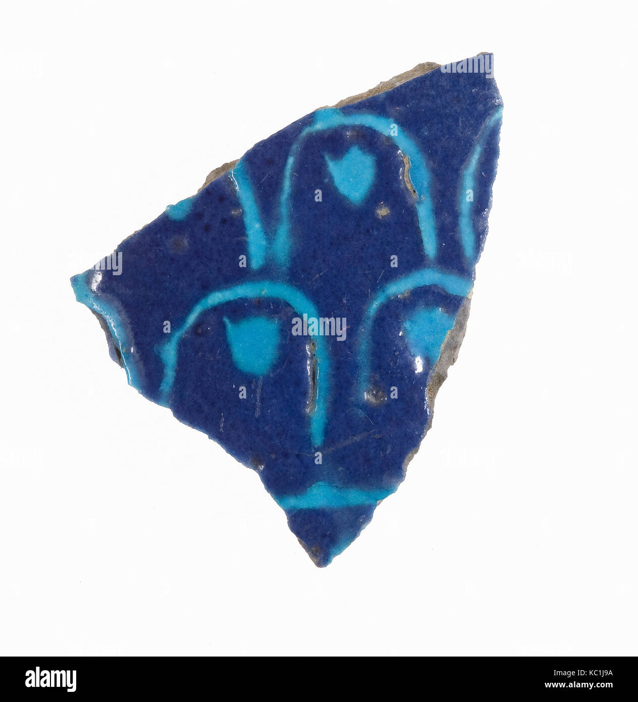 Fragment de vase, nouveau royaume, Dynasty 18, ca. 1390-1353 av. J.-C., de l'Egypte, la Haute Égypte, Thèbes, Malqata, Palais d'Amenhotep III Banque D'Images