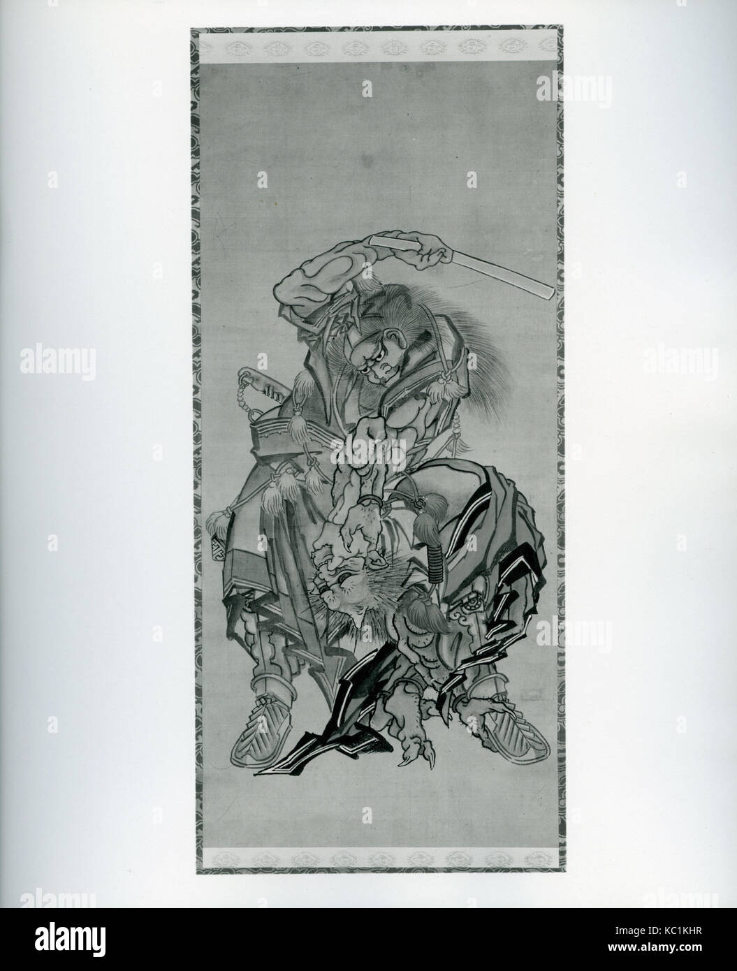 Shōki, le démon Queller, Katsushika Hokusai, daté 1790 Banque D'Images