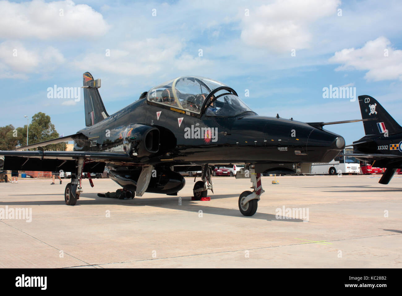 T2 Hawk de BAE Systems d'entraînement à réaction militaire de la Royal Air Force Banque D'Images