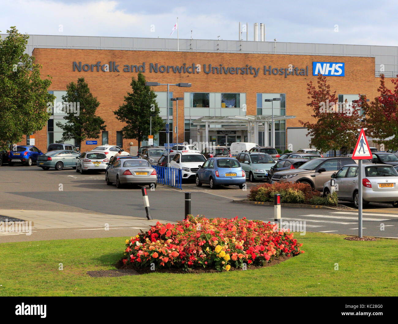 Norfolk et Norwich University Hospital, Norwich, Norfolk, England, UK Banque D'Images