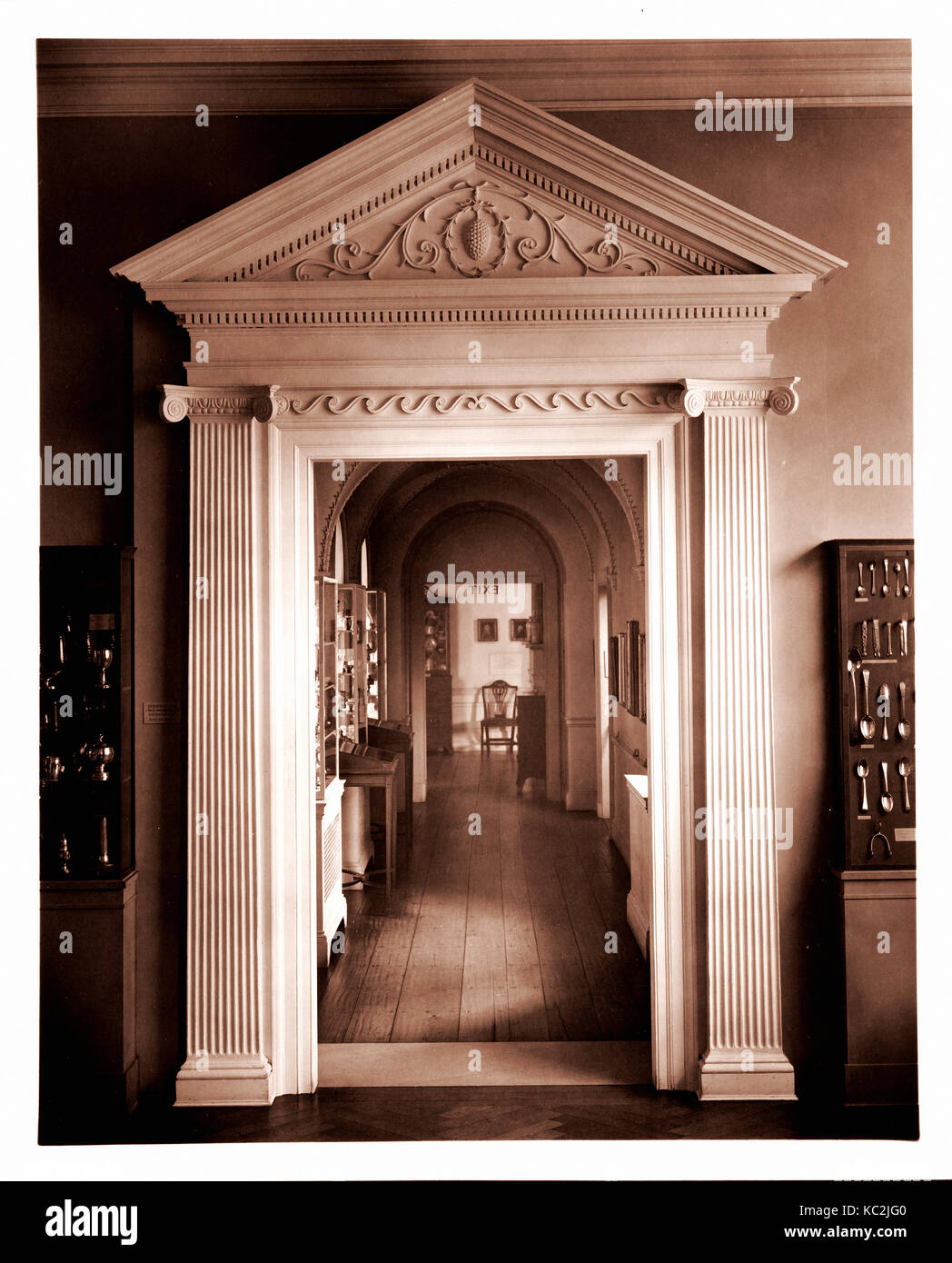Porte extérieure d'un West Broad Street, 1800-1805 Banque D'Images