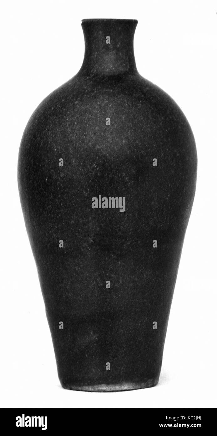 Vase, de la dynastie Qing (1644-1911), 19e siècle, la Chine, porcelaine (soft ware Jun), H. 5 3/4 in. (14,6 cm), Céramique Banque D'Images