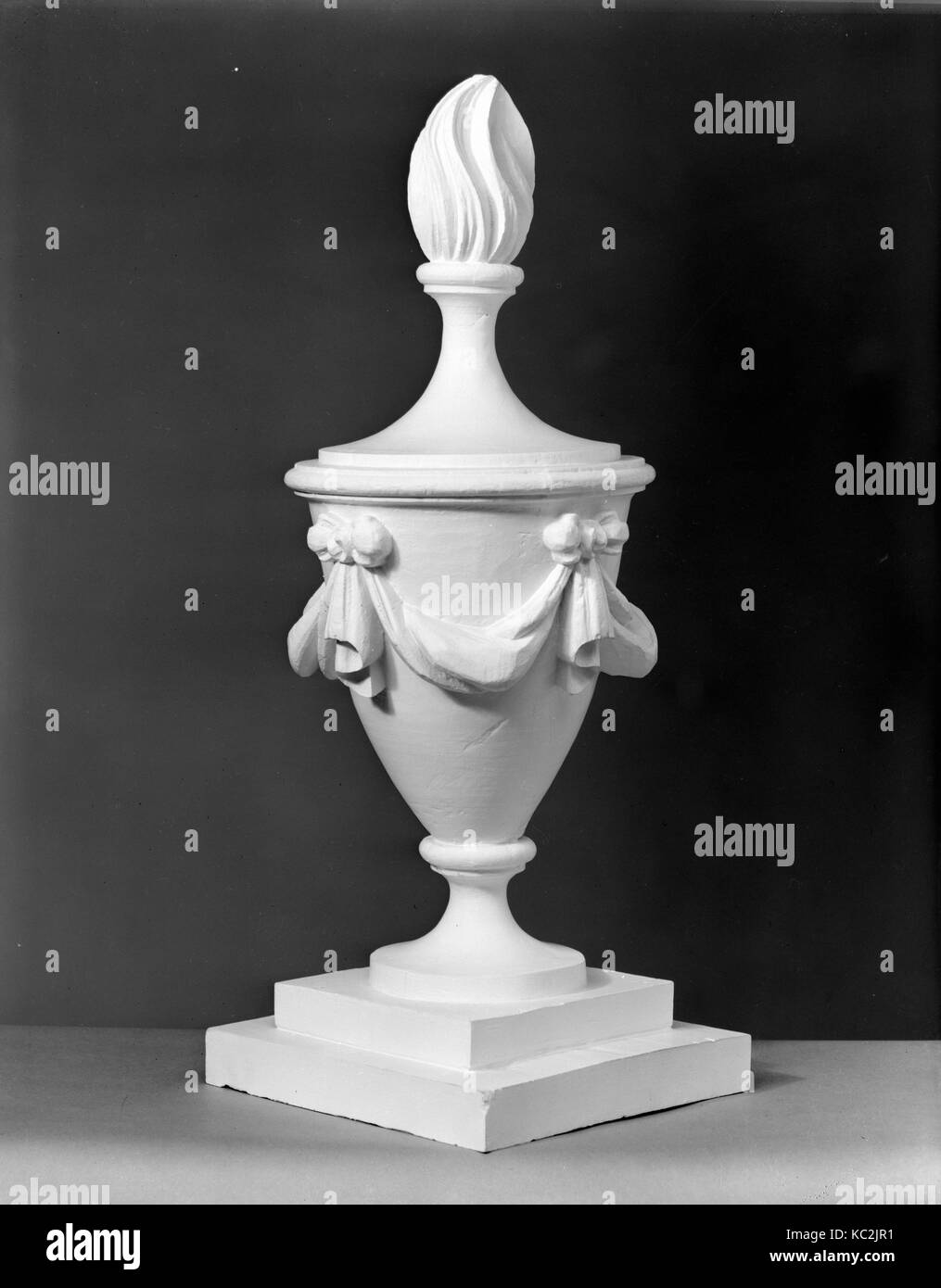 Fleuron du poteau de clôture Maison Jerathmeel Peirce, Salem, Massachusetts, Samuel MCINTYRE, 1770-1800 Banque D'Images