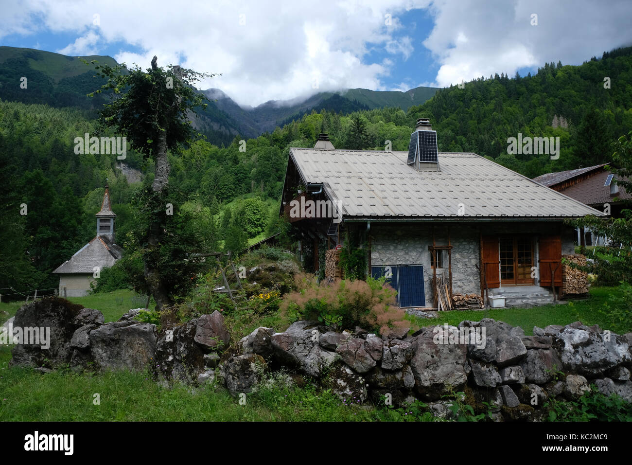 Les allamands, tour des dents blanches, alpes Banque D'Images