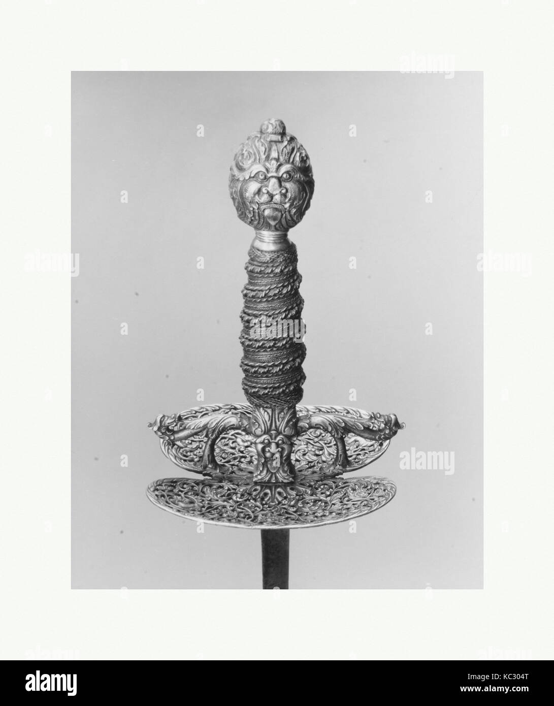 Rapière, ca. 1650, Brescia, Brescia, Italie, acier, bois, L. 57 1/8 in. (145,1 cm) ; L. de blade 49 1/2 in. (125,7 cm) ; O. 5 dans Banque D'Images