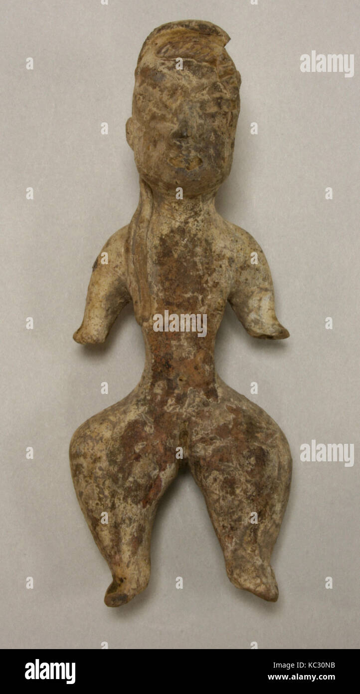 Figure féminine, 12ème 9ème siècle avant J.-C., du Mexique, de la Mésoamérique Tlatilco, céramique, H., 4 in. (10,2 cm), Ceramics-Sculpture Banque D'Images