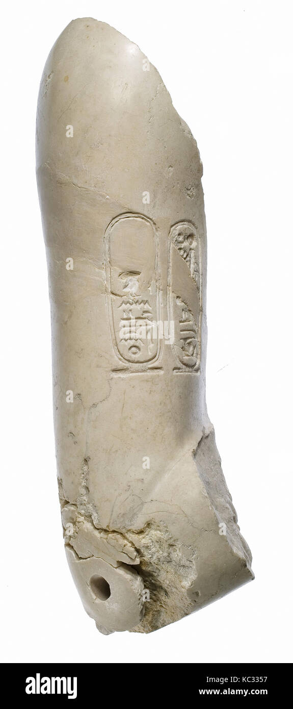 Le bras droit, plié, cartouches, Aten ca. 1353-1336 av. Banque D'Images