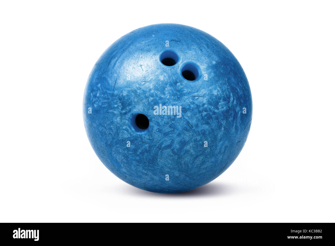 Bowling Ball isolé sur fond blanc Banque D'Images
