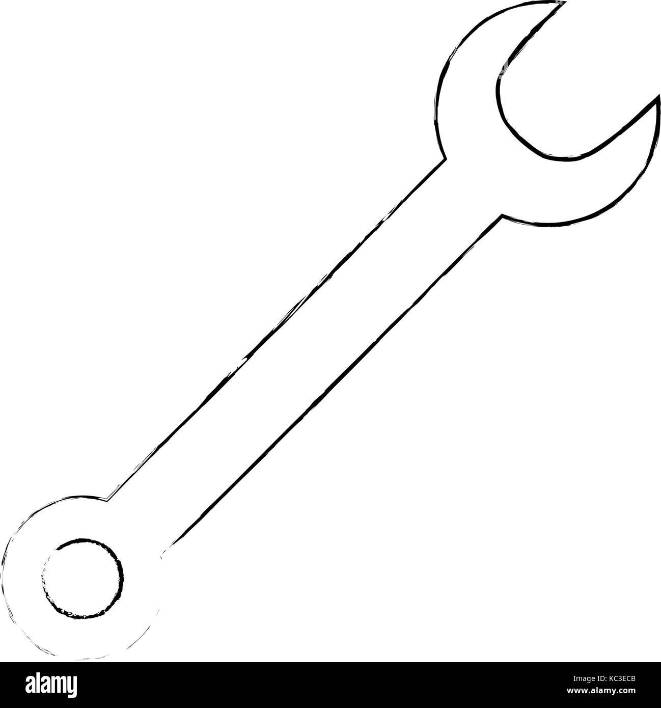 Outil clé icône illustration design vecteur isolé Illustration de Vecteur