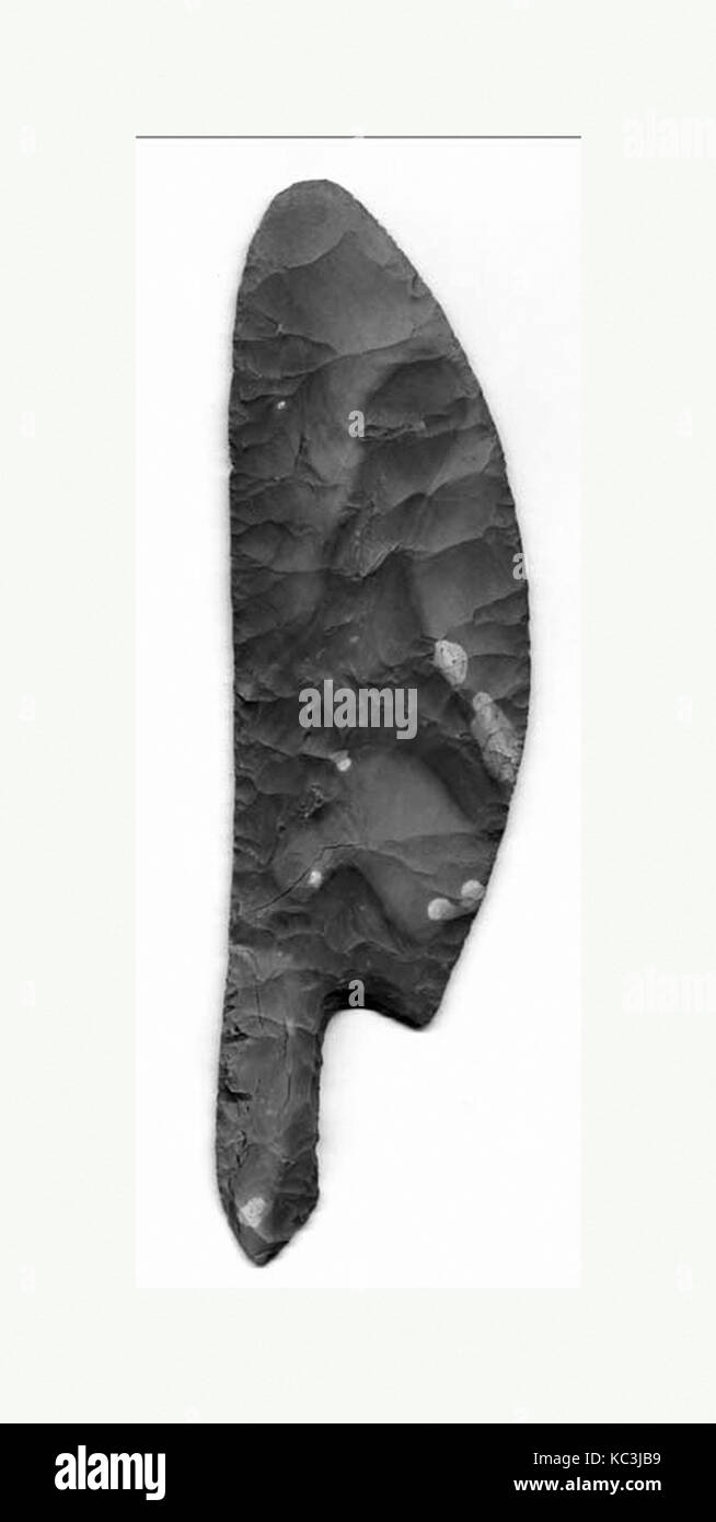 Couteau de silex, Début de période dynastique, ca. 3100-2649 av. J.-C., d'Egypte, silex Banque D'Images