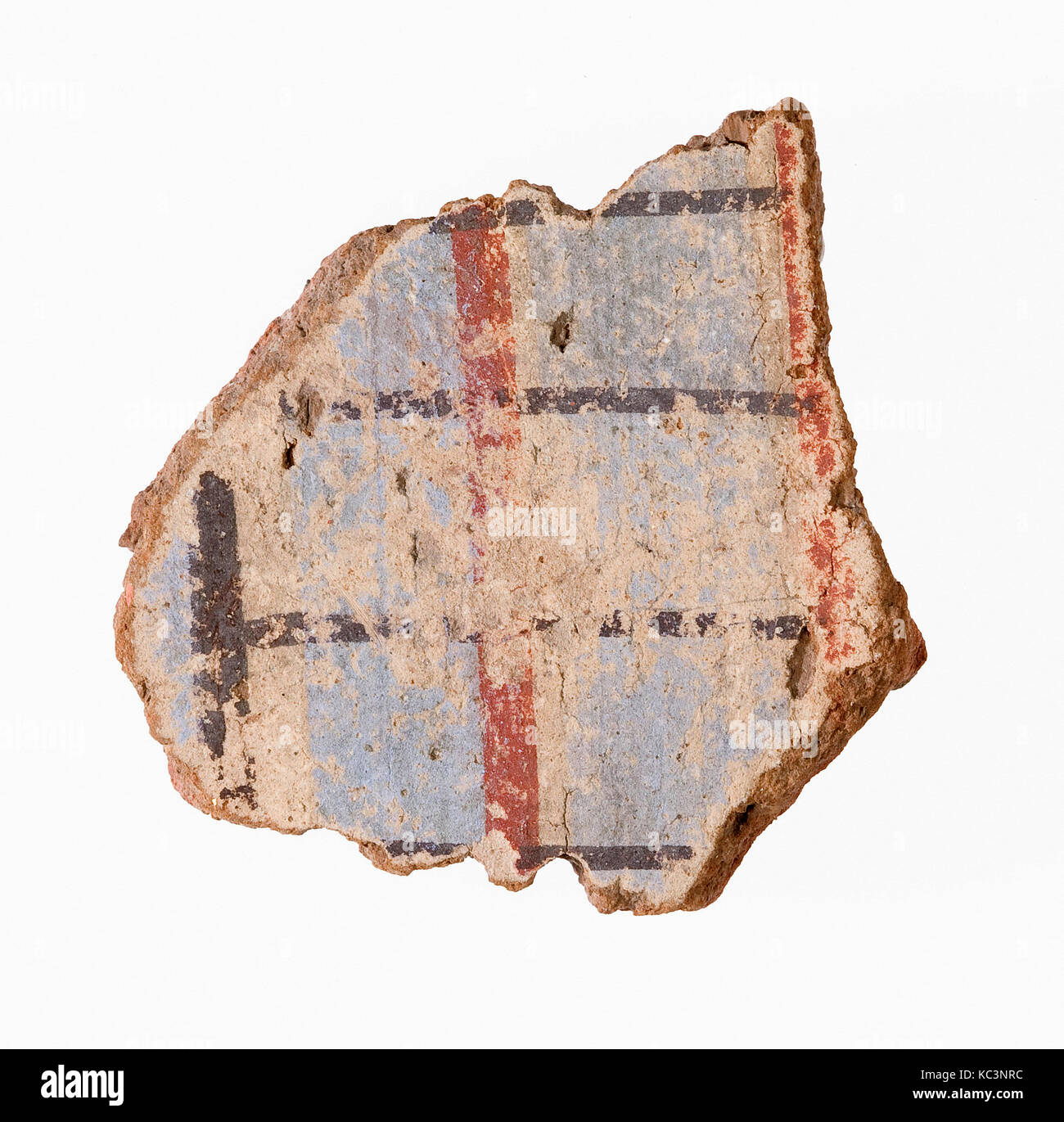 Fragment de navire, nouveau royaume, Dynasty 18, ca. 1390-1353 av. J.-C., de l'Egypte, la Haute Égypte, Thèbes, Malqata, Palais d'Amenhotep III Banque D'Images