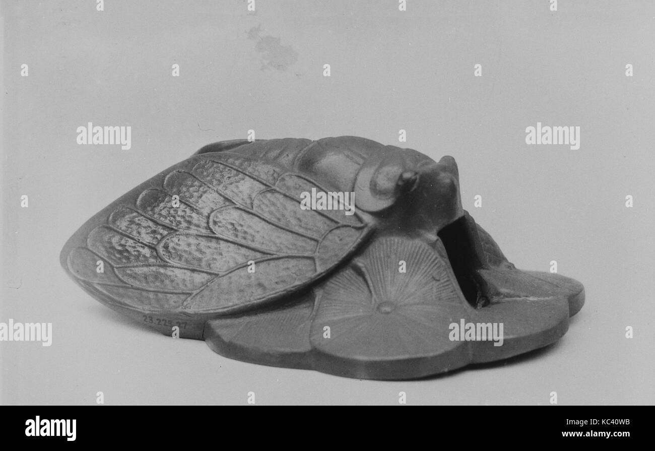 Vase, de la période Edo (1615-1868), 1650, Japon, grès couvertes de glace mince (Bizen), 5 3/4 x 4 1/8 in. (14,6 x 10,5 cm Banque D'Images