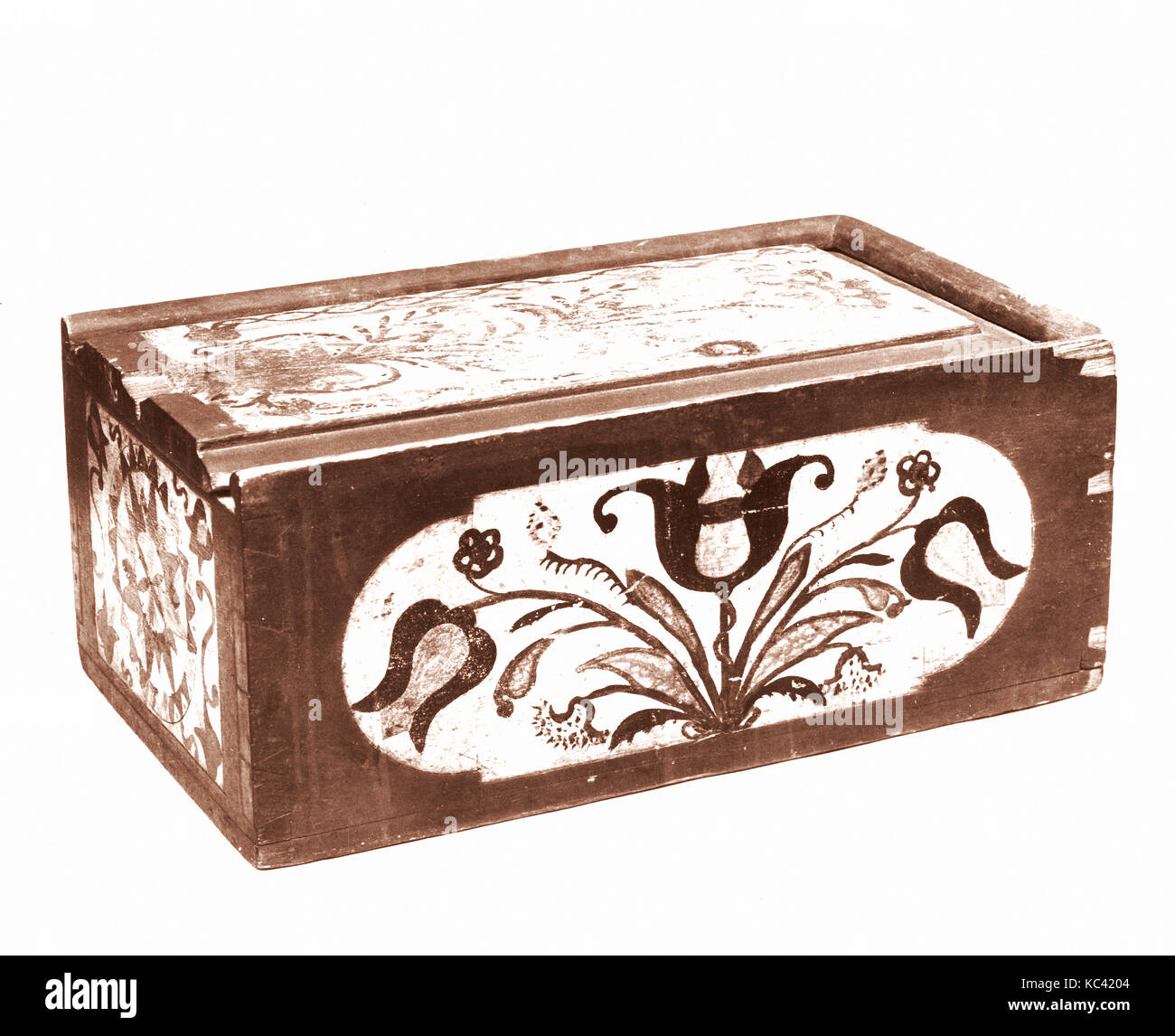 Boîte de bougies, 1783, fait dans Berks County, Pennsylvania, United States, American, pin, 6 x 15 1/2 x 9 1/2 in. (16,5 x 38,1 x 24,1 Banque D'Images