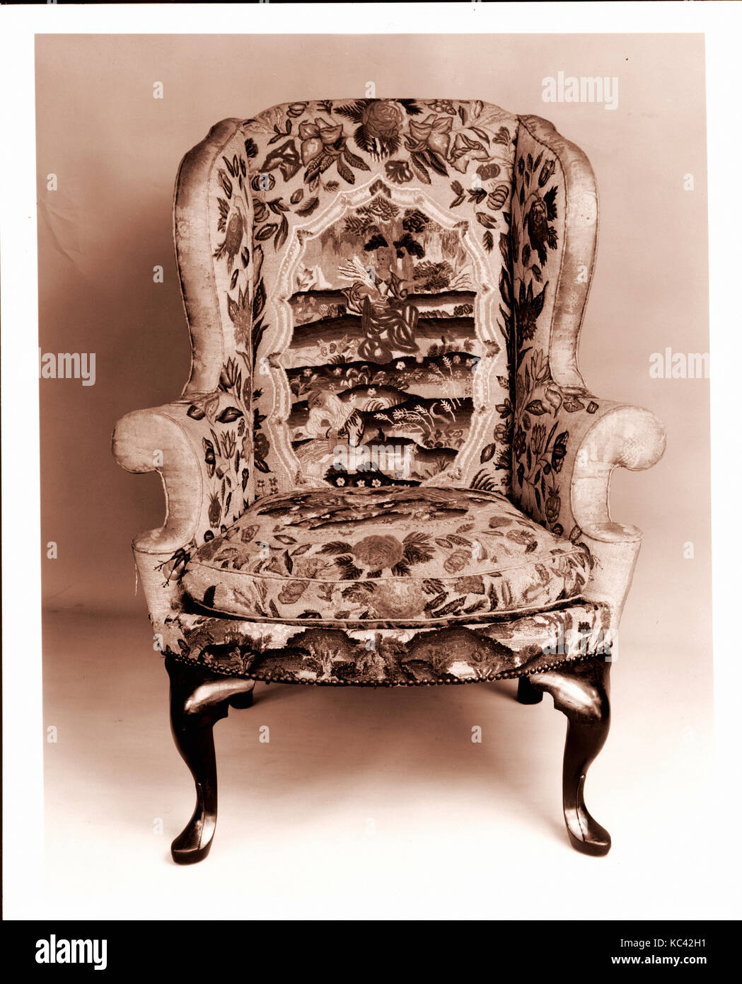 Fauteuil, 1760-90, Made in Philadelphia, Pennsylvania, United States, américain, noyer, chêne, pin, frêne, érable, Banque D'Images