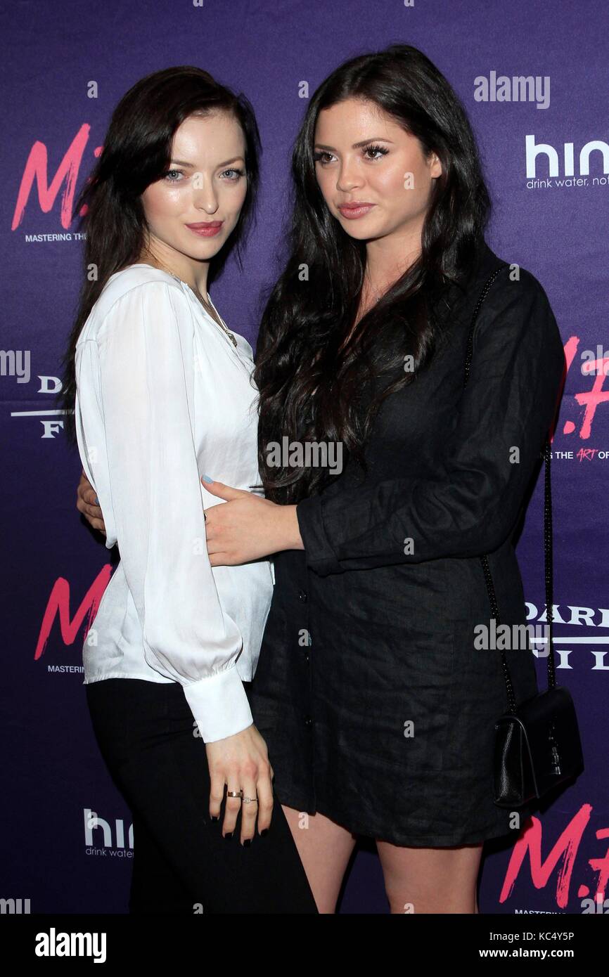 West Hollywood Etats Unis 2 Octobre 17 Francesca Eastwood Morgan Eastwood Aux Arrivees Pour M F A Premiere