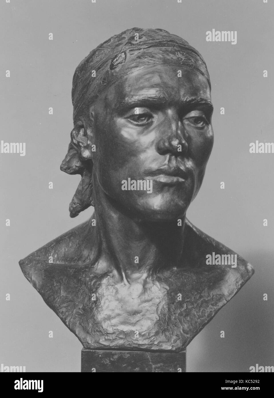 Tête d'un paysan espagnol, Gertrude Vanderbilt Whitney, 1911 Banque D'Images