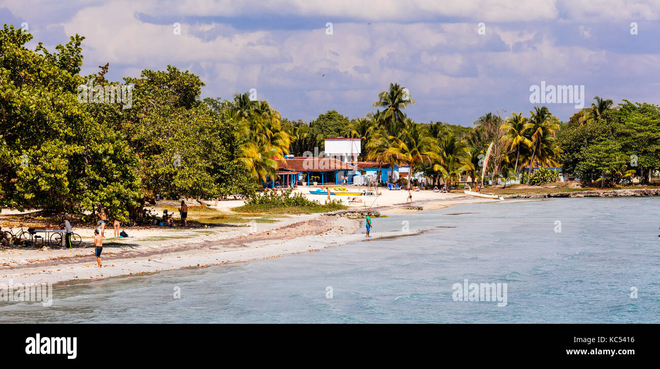 Playa Larga, Baie des Cochons, crise des missiles de Cuba, péninsule de Zapata, province de Matanzas, Cuba, Caraïbes Banque D'Images