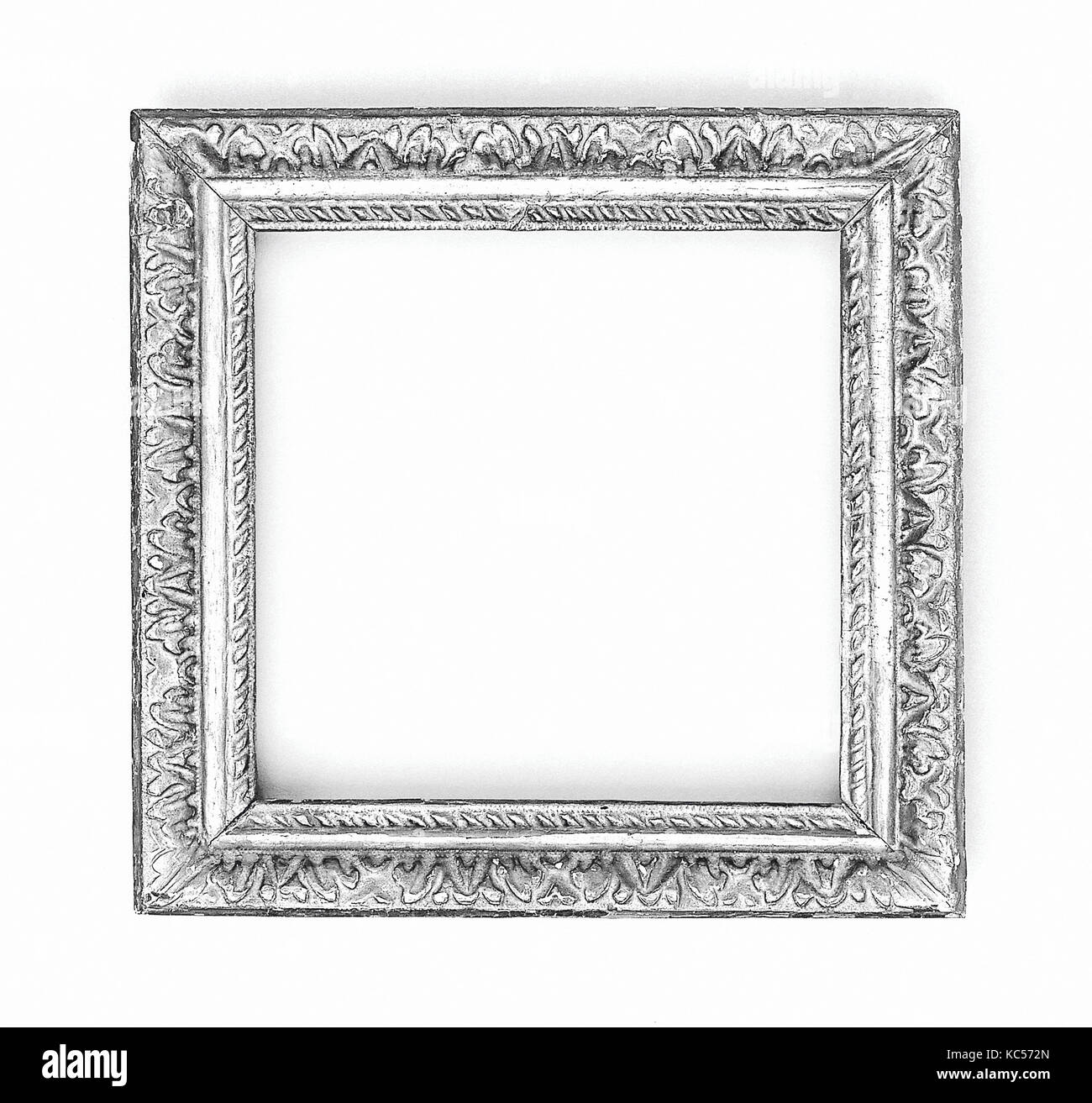 Ovolo cadre, ca. 1650, le français, le chêne, 24,5 x 24,8, 17,2 x 17,7, 19,3 x 19,4 cm., cadres Banque D'Images