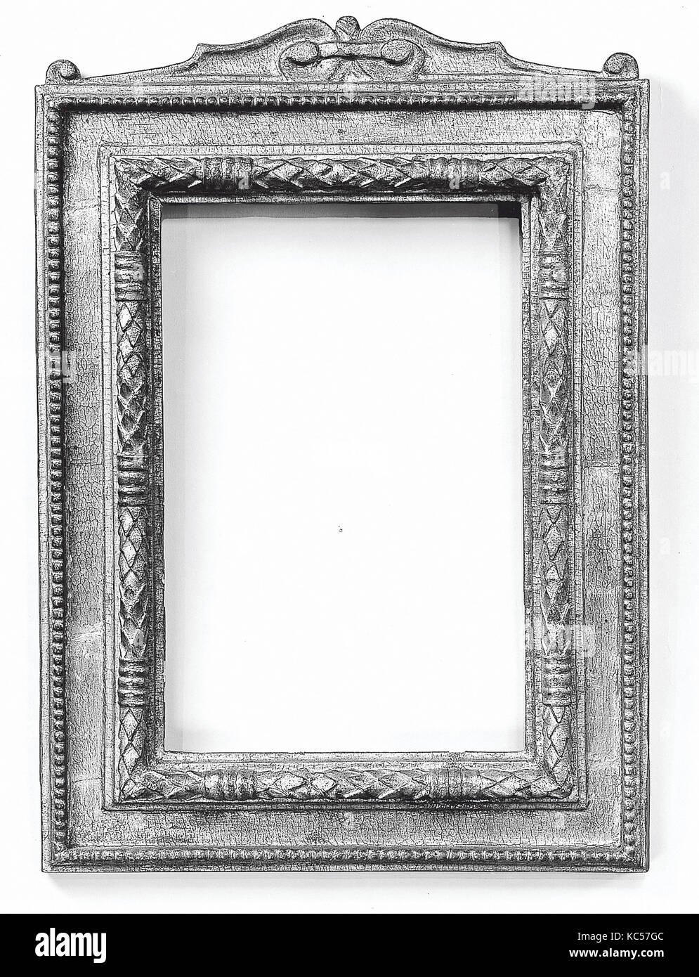 Cadre miroir cassetta inverse, ca. 1950 (17ème siècle de style Banque D'Images