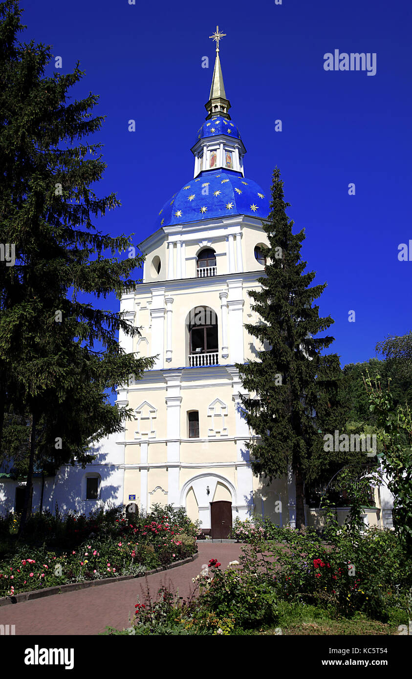 En clocher vydubychi monastery, Kiev, Ukraine. Banque D'Images