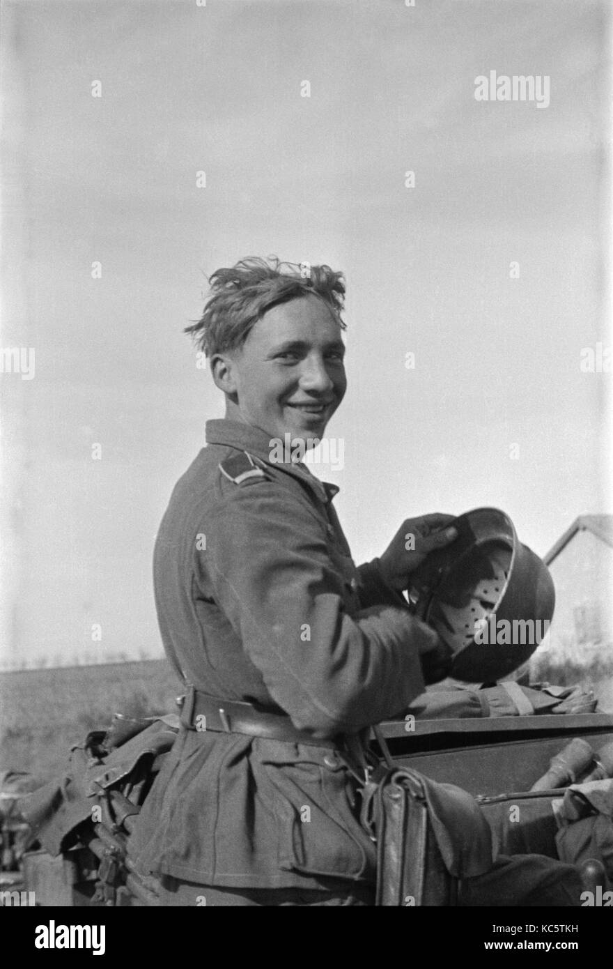 Soldat de la Wehrmacht Banque D'Images