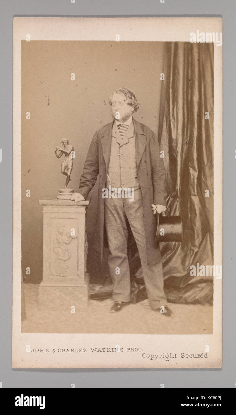 William Dyce, années 1860, à l'albumine argentique, env. 10.2 x 6.3 cm (4 x 2 1/2 in.), Photographies Banque D'Images