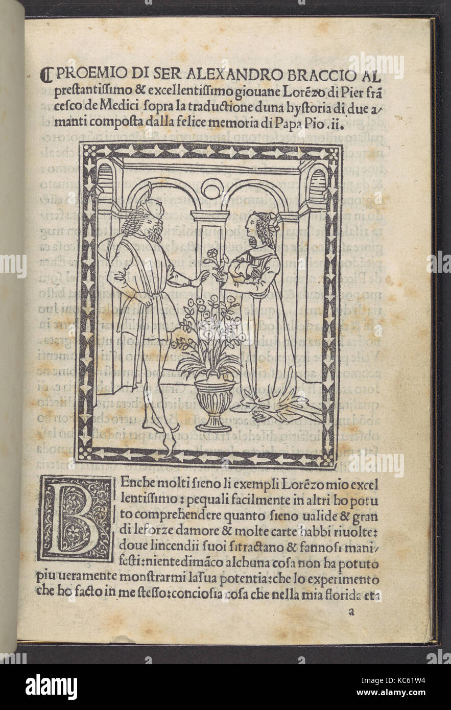 Storia di due amanti (Histoire de deux amoureux), ca. 1495-1500 Banque D'Images