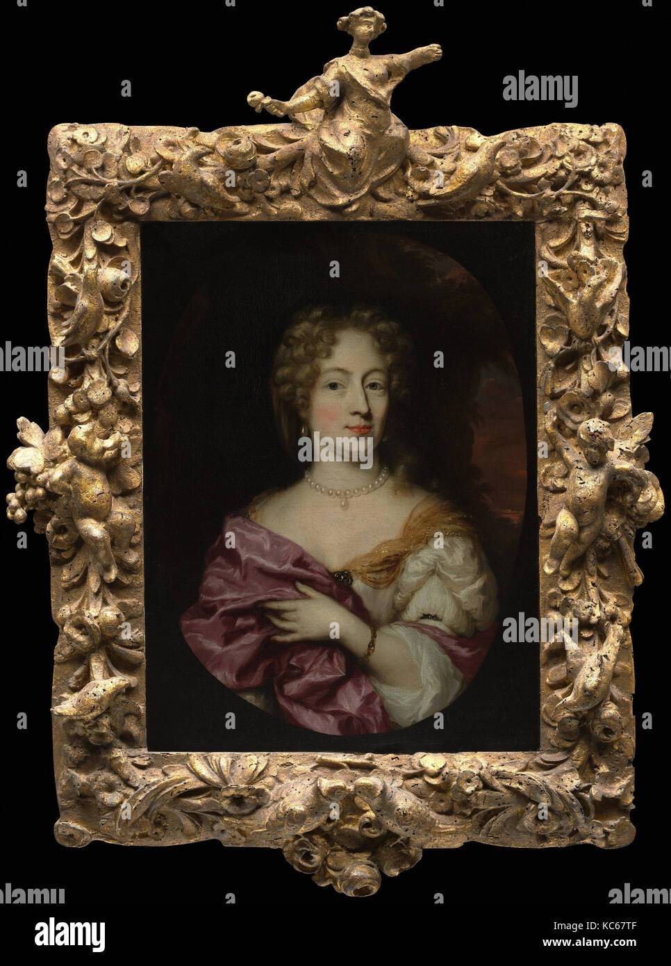 Rotterdam 1704 Ingena (mort), la fiancée de l'amiral Jacob Binkes, Nicolaes MAES, 1676 Banque D'Images