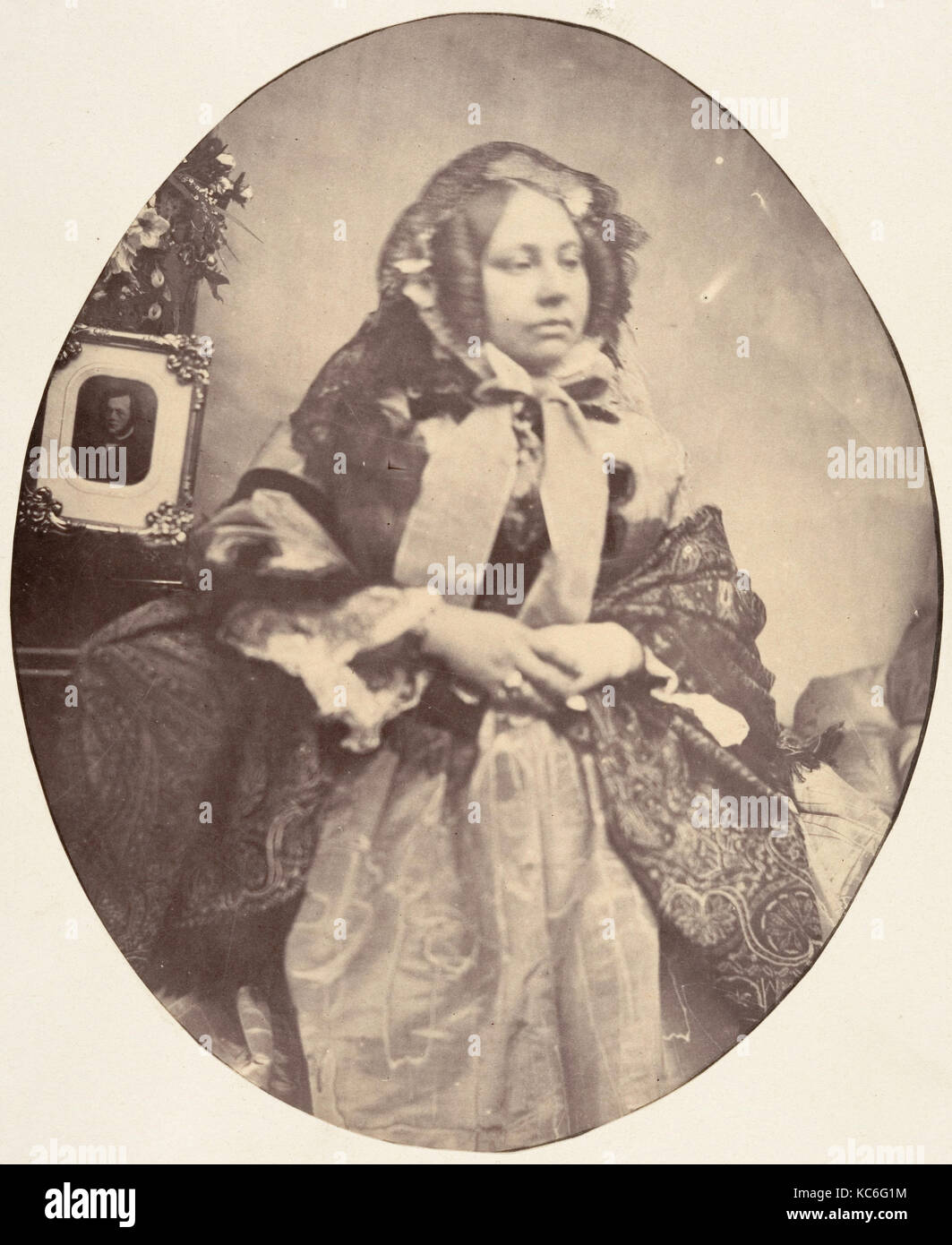 Madame Gihoul, Louis-Pierre-Théophile Dubois de Nehaut, 1854-56 Banque D'Images