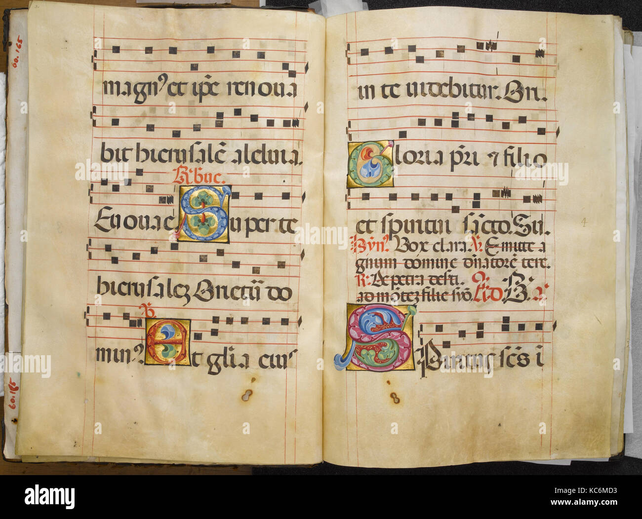 Antiphonary bénédictine, Belbello da Pavia, ca. 1467-70 Banque D'Images
