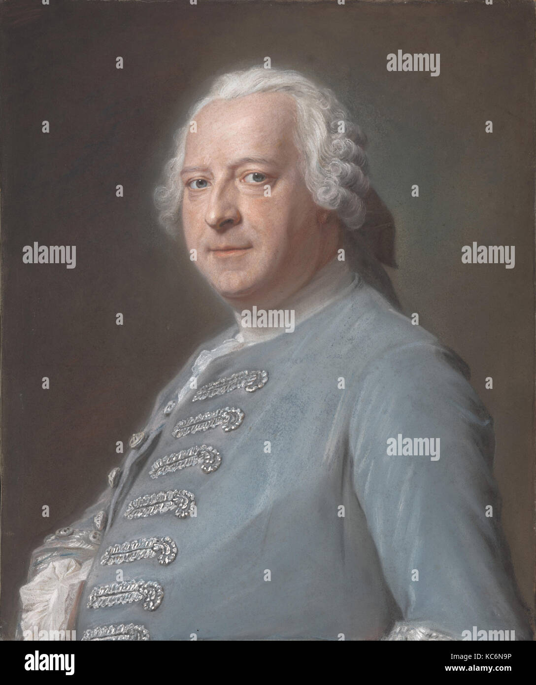 Jean Charles Garnier d'Isle (1697-1755), Maurice Quentin de La Tour, ca. 1750 Banque D'Images