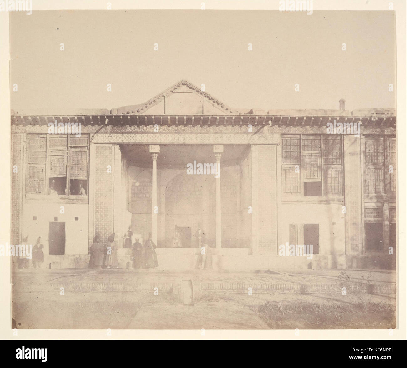 Palais du Shah, Téhéran, Iran, éventuellement par Luigi Pesce, 1840-1960 Banque D'Images