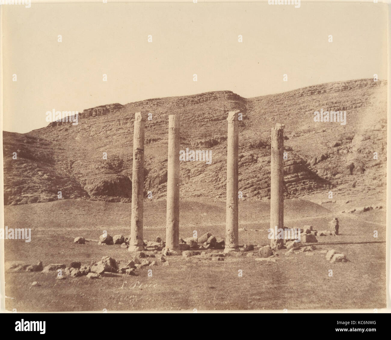 (2) Persepolis, 1840-60, à l'albumine argentique, Photos, Luigi Pesce (Italien, 1818-1891 Banque D'Images