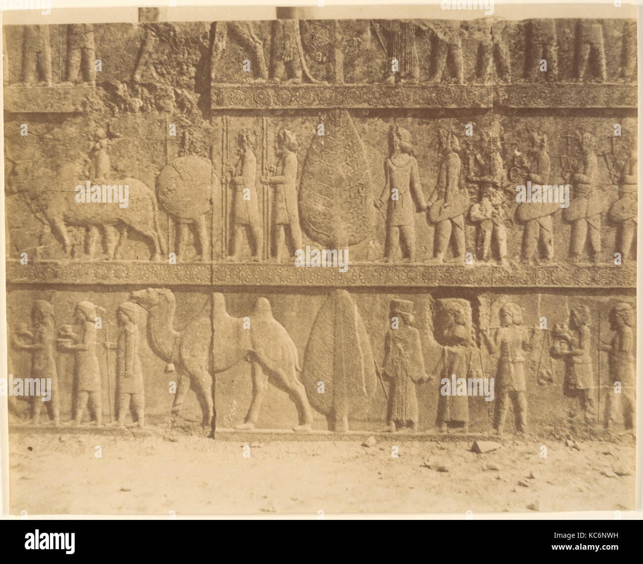(3) Persepolis ( ?), 1840-1960, à l'albumine argentique, Photos, Luigi Pesce (Italien, 1818-1891 Banque D'Images