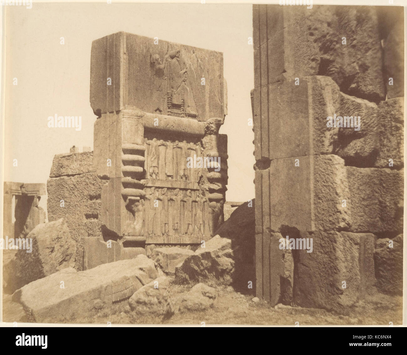 (13) Persepolis, 1840-60, à l'albumine argentique, Photos, Luigi Pesce (Italien, 1818-1891 Banque D'Images