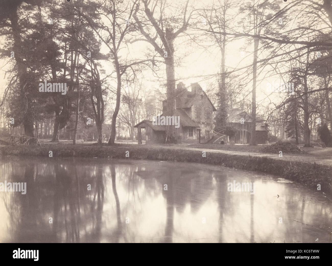 Trianon, 1923-25, à l'albumine argentique mat de négatif sur verre, de l'image : 17 x 22,6 cm (6 11/16 x 8 7/8 in.), photographies, Eugène Banque D'Images