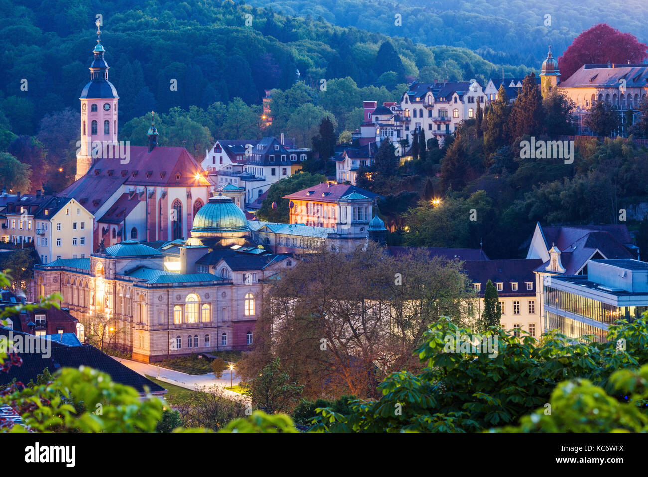 Allemagne, Bade-Wurtemberg, l'architecture de baden-baden Banque D'Images