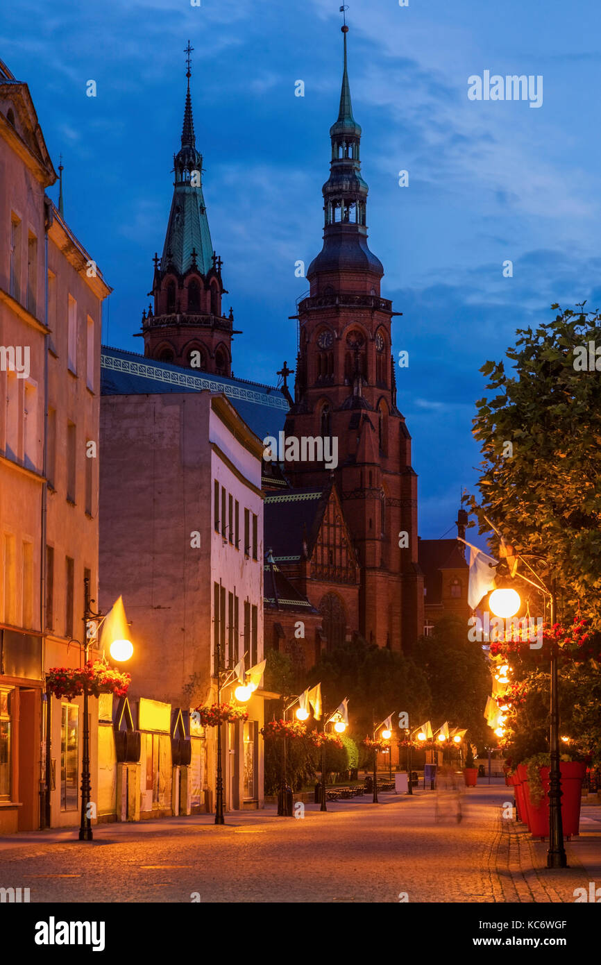La Pologne, Lublin, Legnica, cathédrale de saints apôtres Pierre et Paul Banque D'Images