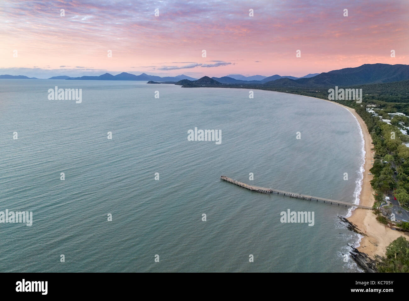 L'Australie, le Queensland, l'autre au crépuscule Banque D'Images