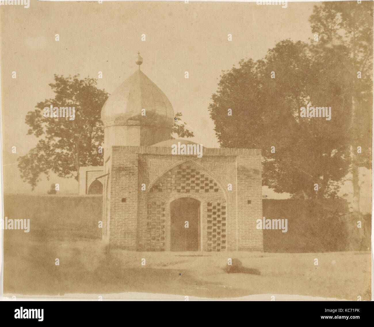 Tombe du Khan de Khiva à Téhéran, Luigi Pesce, 1859 Banque D'Images
