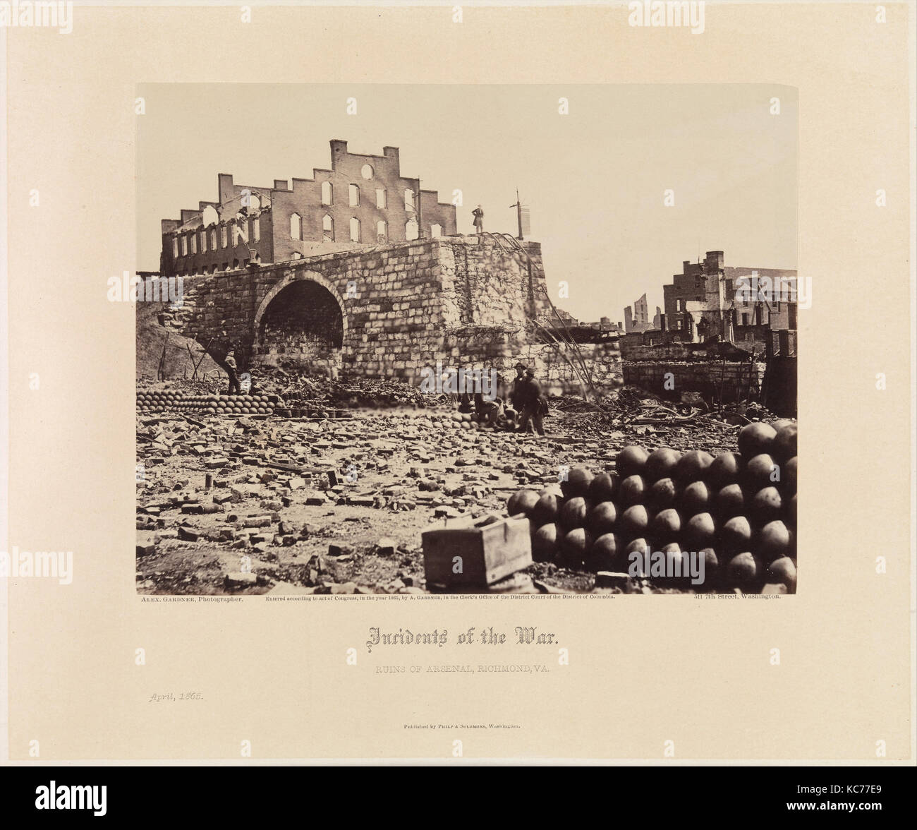 Gardner's Sketchbook photographiques de la guerre, Volume 2, Alexander Gardner, 1863 Banque D'Images