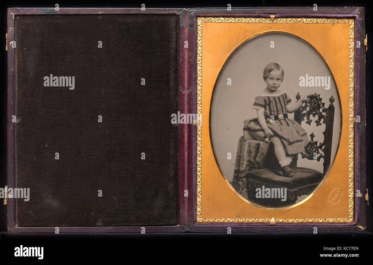 Grenville Kane, fin des années 1850, ambrotypes, visible : 12,2 x 8,9 cm (4 13/16 x 3 1/2 in.), photographies, Mathew B. Brady (American Banque D'Images