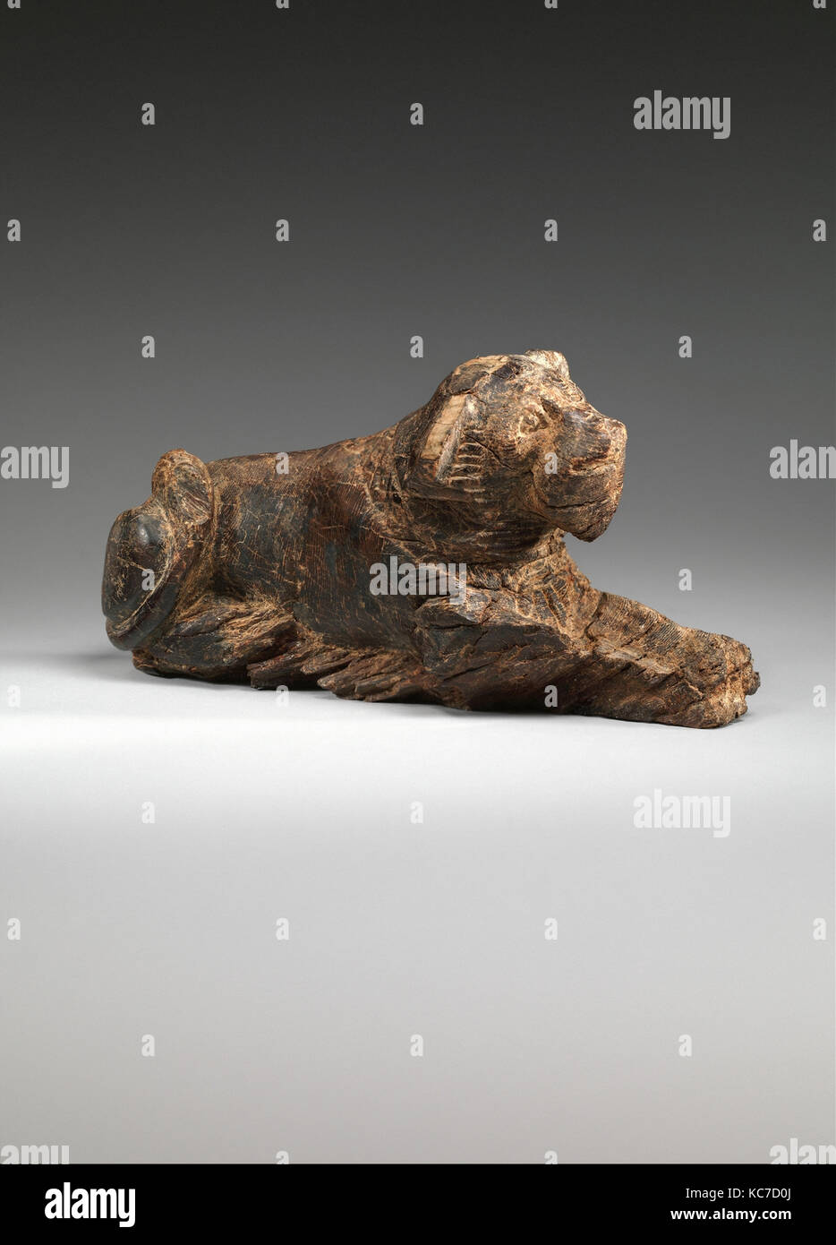 Pièce de jeu sous la forme d'un lion, ca. 3100-2649 av. Banque D'Images