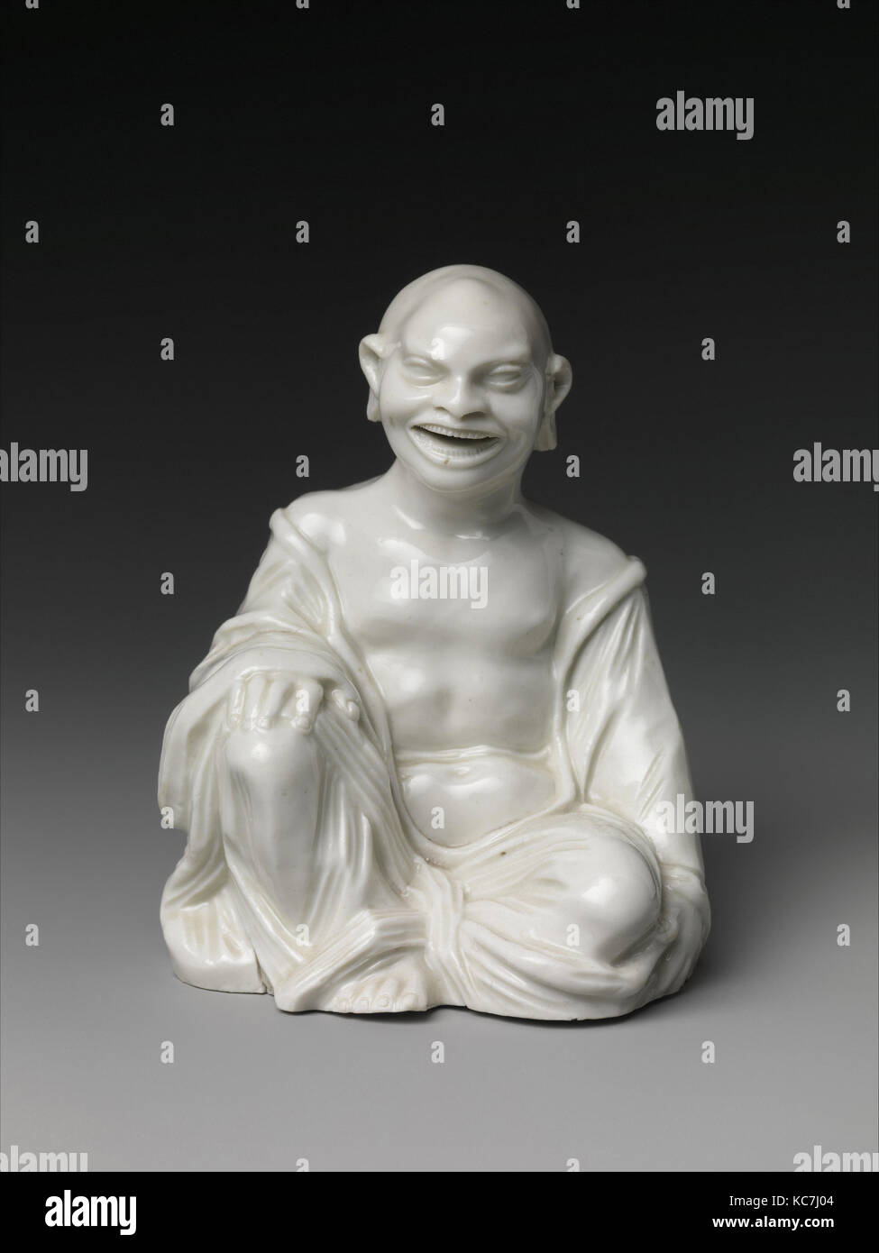 La divinité bouddhiste, 1710-20, l'allemand, Meissen, disque-pâte porcelaine, hauteur : 3 7/8 in. (9,8 cm), Ceramics-Porcelain Banque D'Images