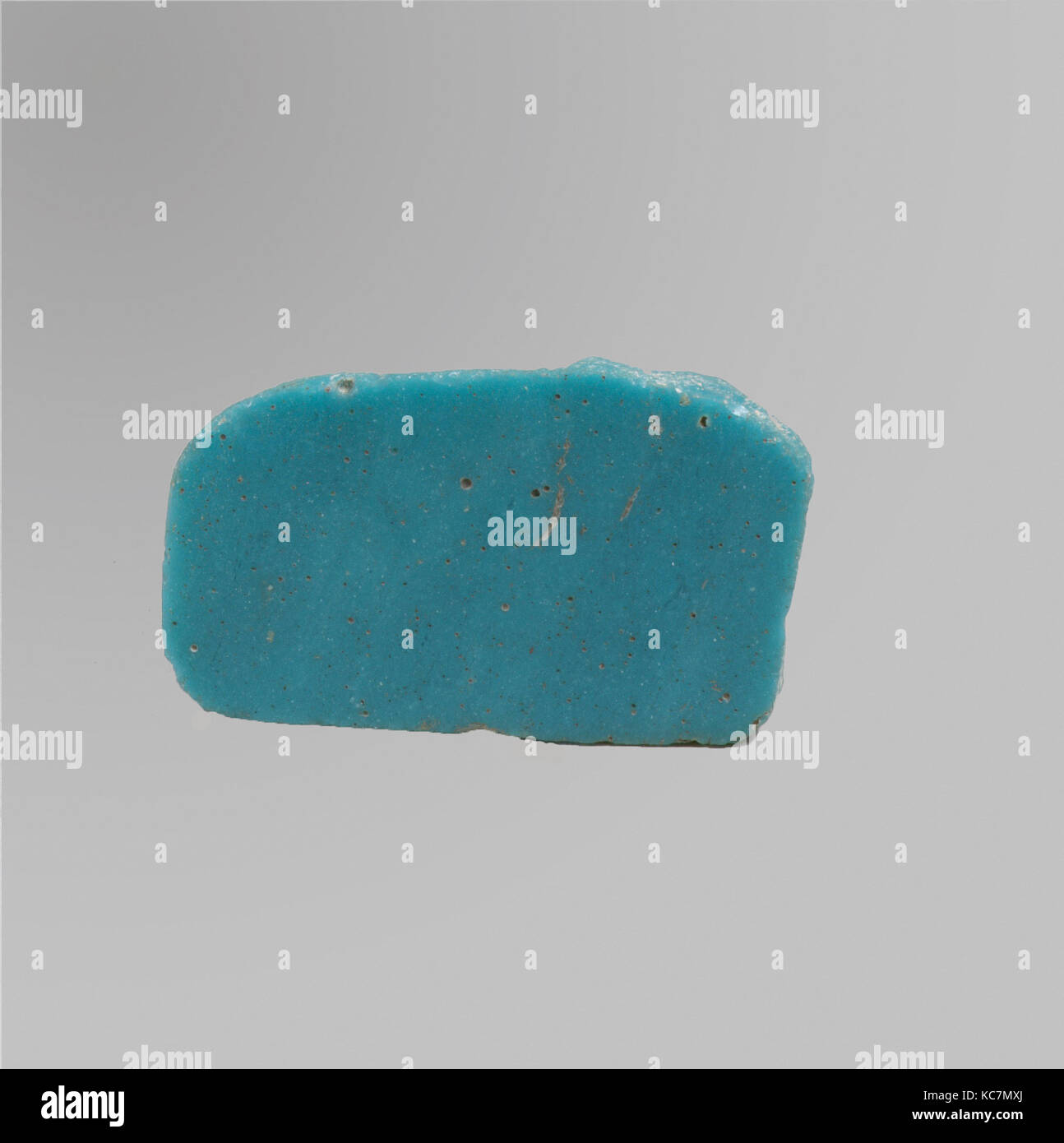 Fragment de verre marqueterie monochrome, 1ère moitié du 1er siècle A.D Banque D'Images